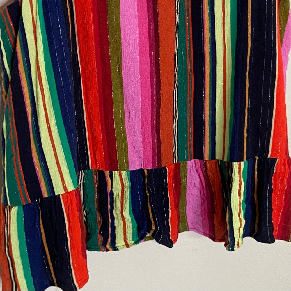 FARM Rio Multicolor Striped Halter Tank Top - Picture 4 of 9